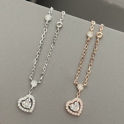 [AURORA]JOY HEART DIAMOND NECKLACE