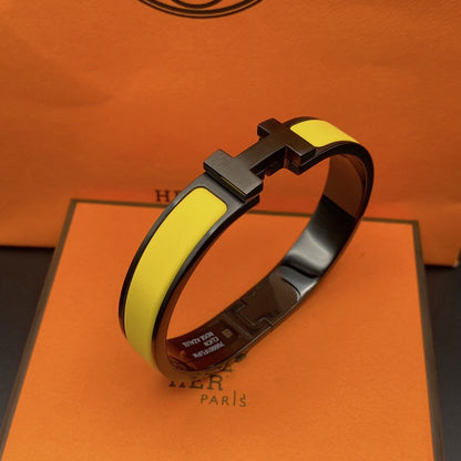 [Baslove]CLIC HM SO BLACK YELLOW BRACELET