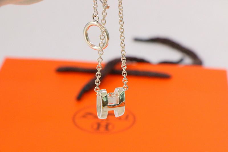 [Baslove]HM NECKLACE H LETTER OVAL SERIES