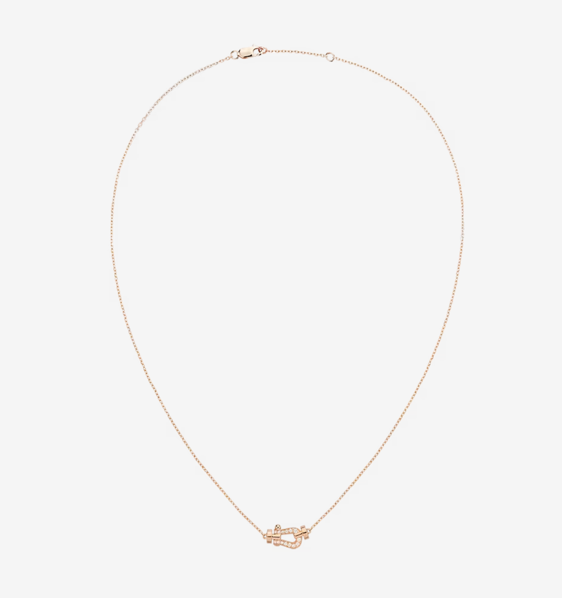 [Baslove]FORCE 10 DIAMOND PINK GOLD NECKLACE MINI MODEL