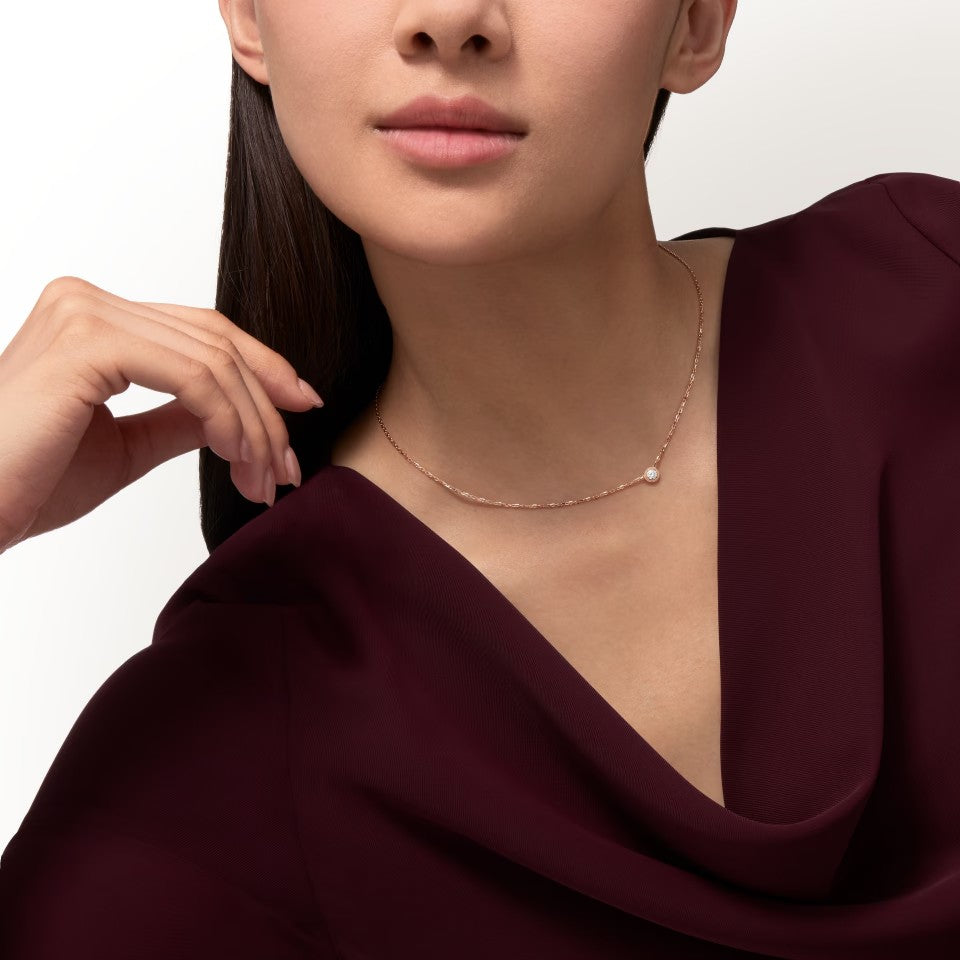 [AURORA]DAMOUR DIAMOND NECKLACE