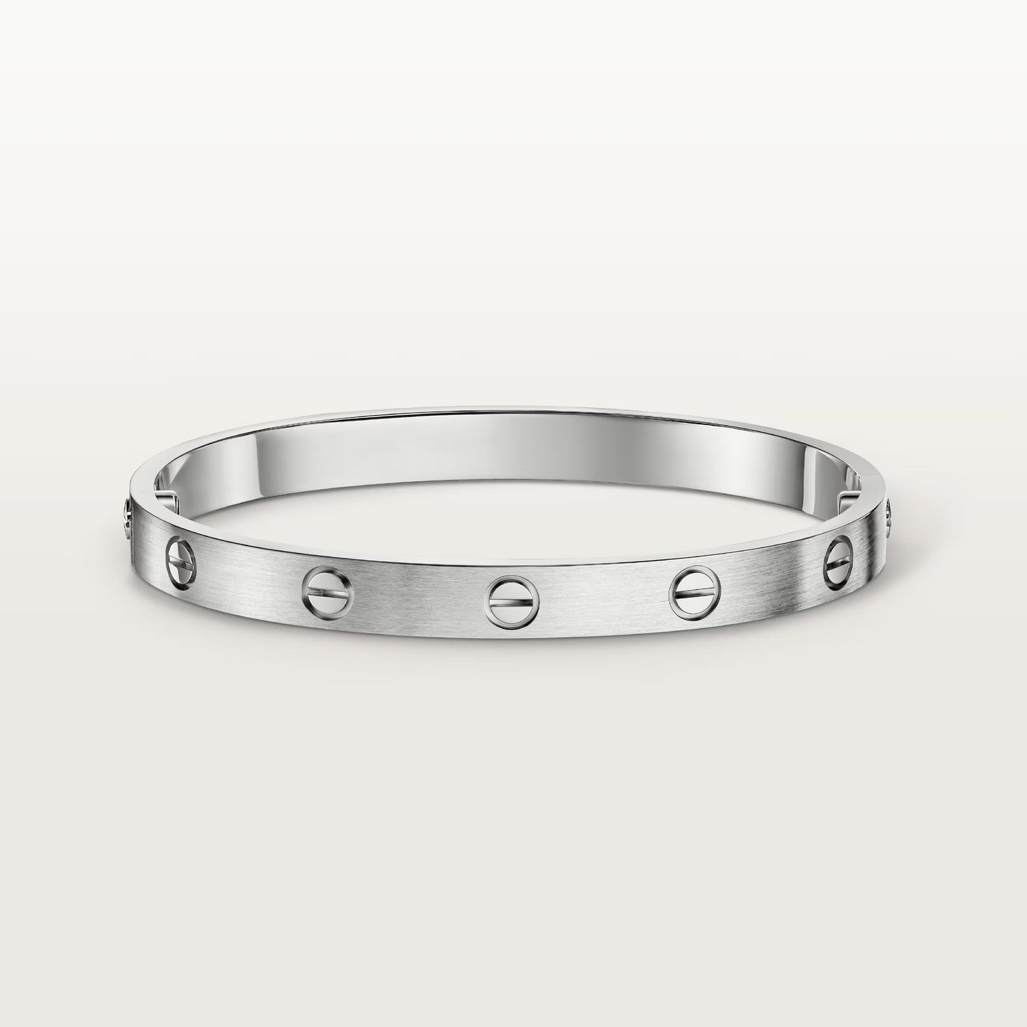 [AURORA]LOVE BRACELET 6.1MM BRUSHED