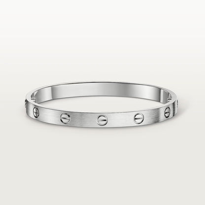 [AURORA]LOVE BRACELET 6.1MM BRUSHED