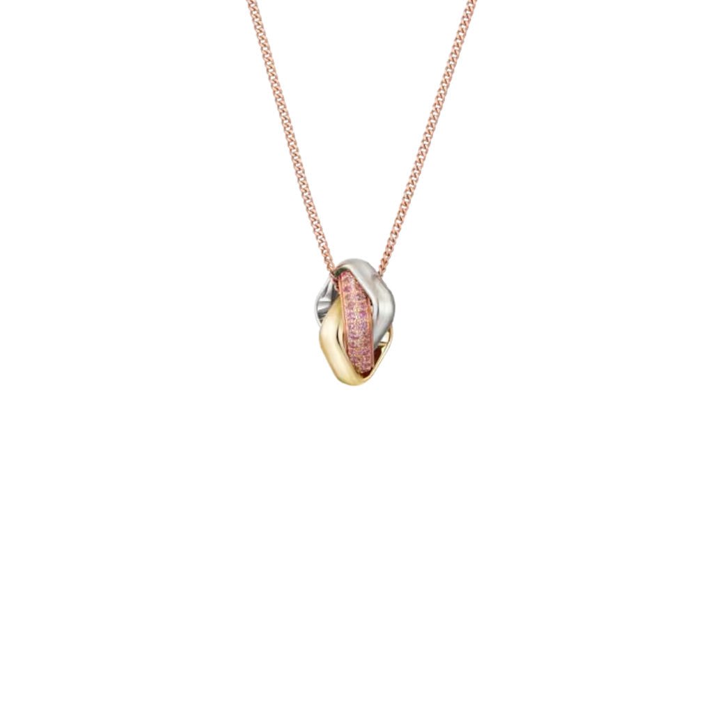 [AURORA]TRINITY CUSHION NECKLACE COLLECTION