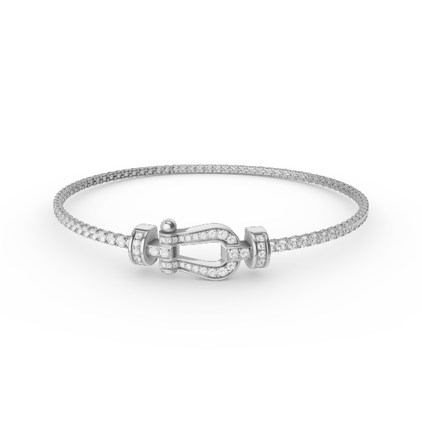 [Baslove]FORCE  HORSESHOE  DIAMOND TENNIS BRACELET