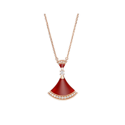 [Baslove]DREAM NECKLACE CARNELIAN DIAMOND