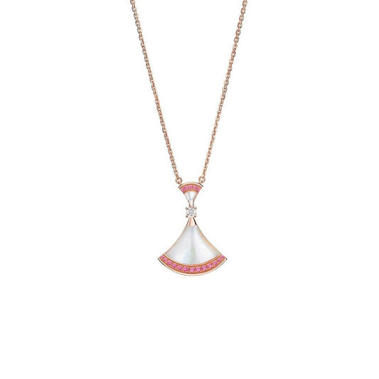 [Baslove]DREAM NECKLACE MOP PINK DIAMOND