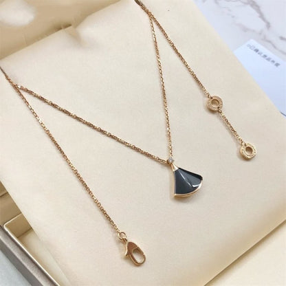 [Baslove]DREAM NECKLACE ONYX 1 DIAMOND