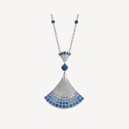 [Baslove]DREAM NECKLACE AGATE SILVER DIAMOND