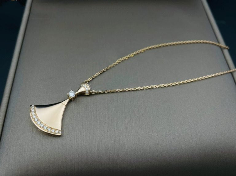 [Baslove]DREAM NECKLACE PINK GOLD DIAMOND