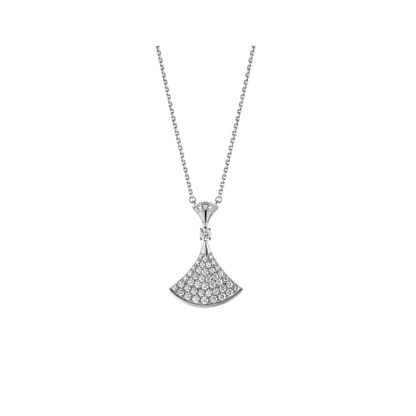 [Baslove]DREAM NECKLACE SILVER FULL DIAMOND