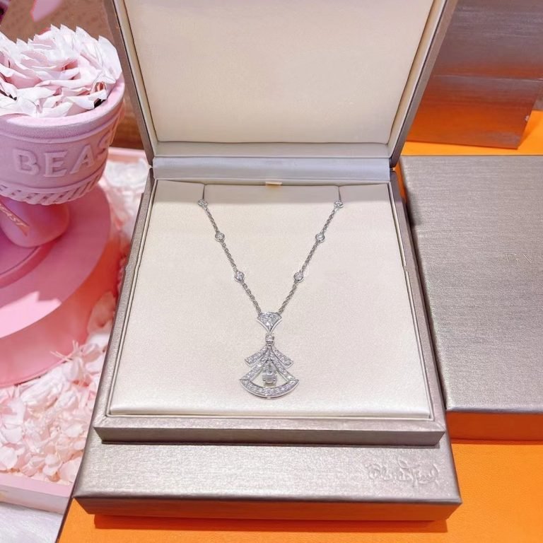 [Baslove]DREAM NECKLACE WHITE DIAMOND SILVER