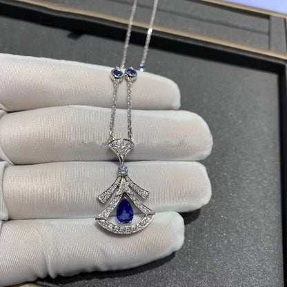 [Baslove]DREAM NECKLACE AGATE DIAMOND SILVER