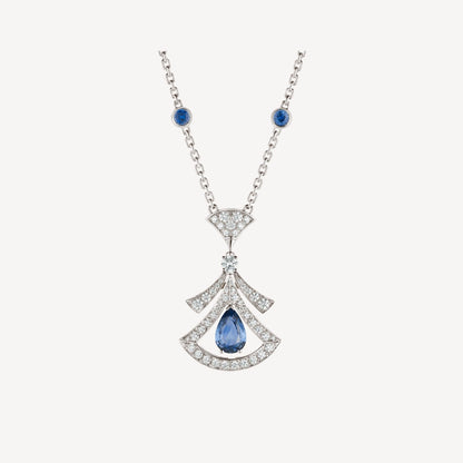 [Baslove]DREAM NECKLACE AGATE DIAMOND SILVER