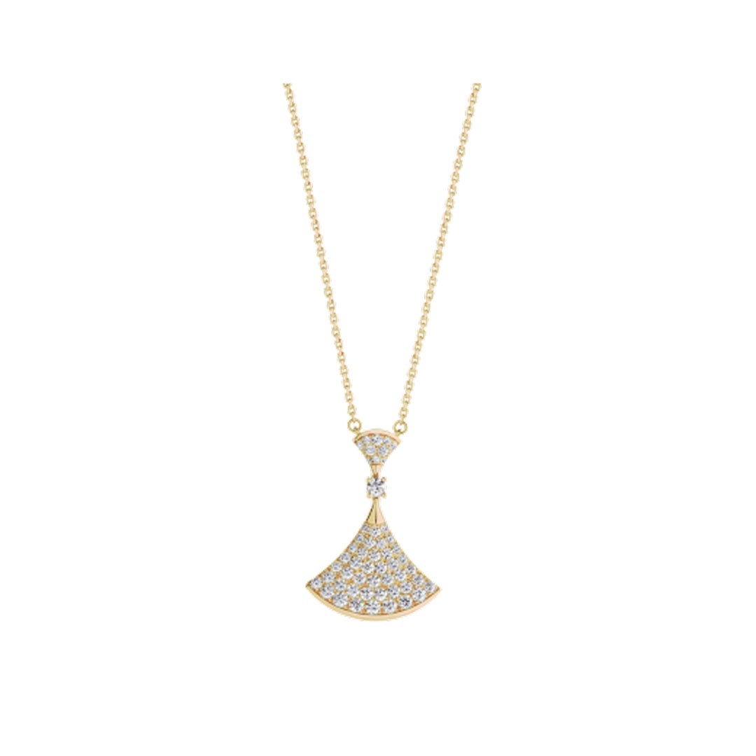 [Baslove]DREAM NECKLACE GOLD FULL DIAMOND