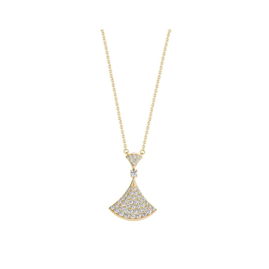 [Baslove]DREAM NECKLACE GOLD FULL DIAMOND