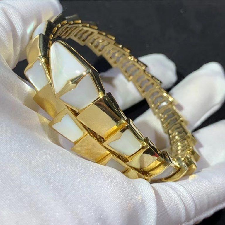 [Baslove]SERPENTI BRACELET MOP GOLD