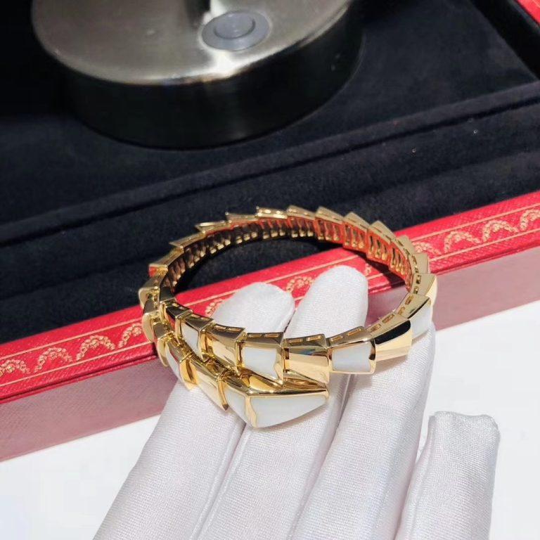 [Baslove]SERPENTI BRACELET MOP GOLD