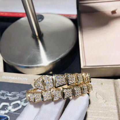 [Baslove]SERPENTI BRACELET 8MM GOLD DIAMOND