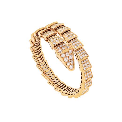 [Baslove]SERPENTI BRACELET 8MM GOLD DIAMOND