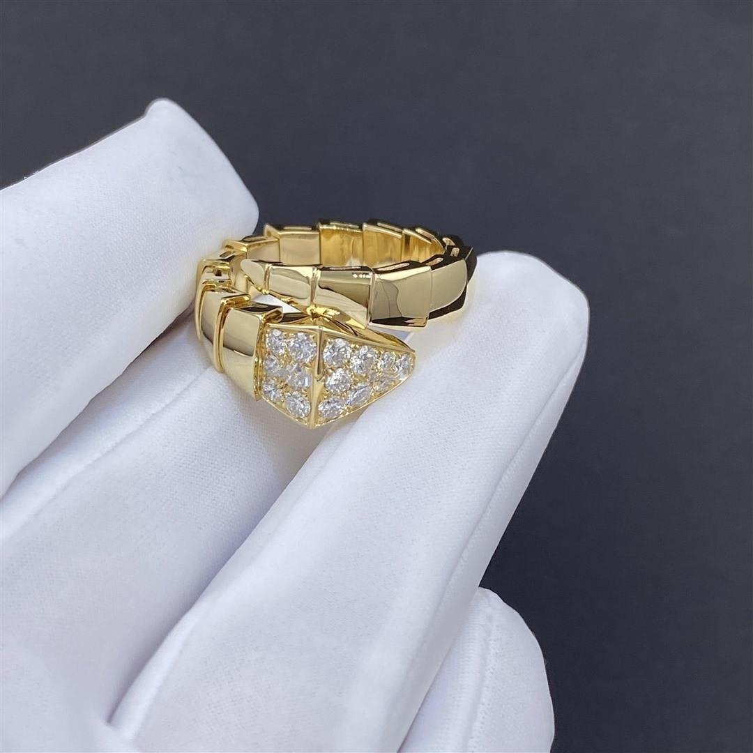 [Baslove]SERPENTI RING GOLD DIAMOND