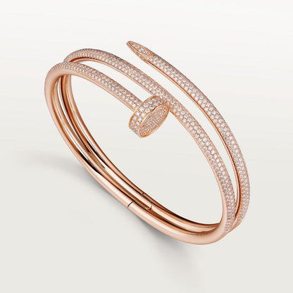 [Baslove]JUSTE BRACELET 3.5MM DOUBLE ROWS DIAMOND