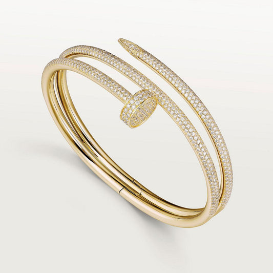 [baslovejewels]JUSTE BRACELET 3.5MM DOUBLE ROWS DIAMOND