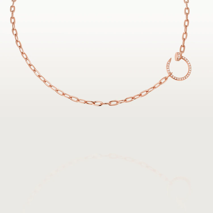 [AURORA]JUSTE NECKLACE FULL DIAMONDS
