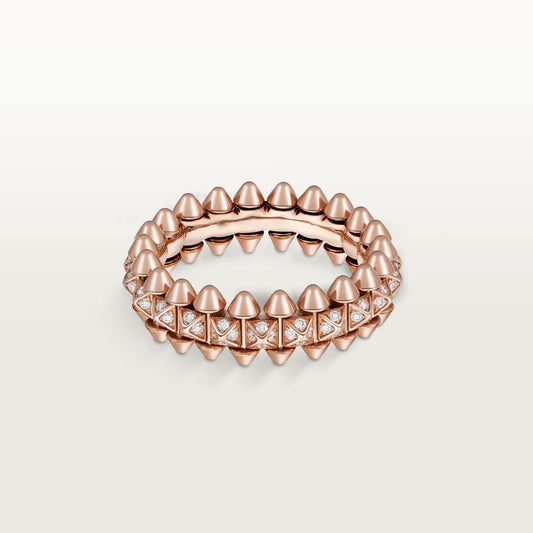 [AURORA]CLASH 6.4MM SMALL FULL DIAMOND RING