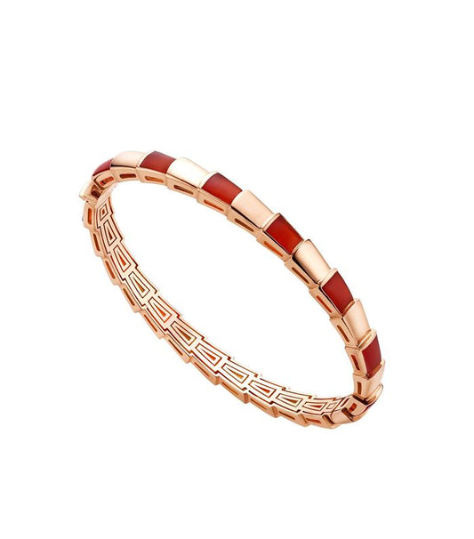 [Baslove]SERPENTI BRACELET PINK GOLD RUBELLITE