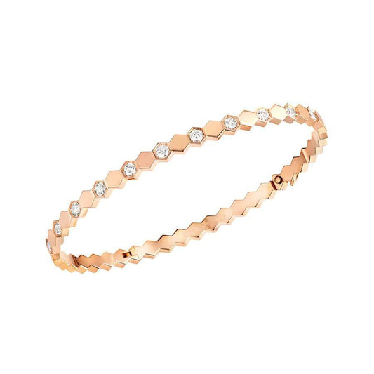 [Baslove]BEE LOVE PINK GOLD DIAMOND BRACELET