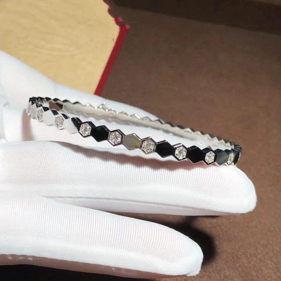 [Baslove]BEE LOVE SILVER DIAMOND BRACELET