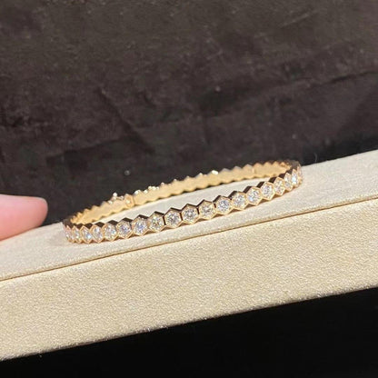 [Baslove]BEE LOVE GOLD BRACELET FULL DIAMOND