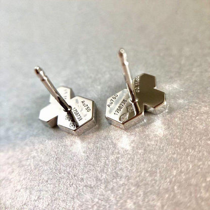 [Baslove]BEE LOVE SILVER DIAMOND EARRINGS