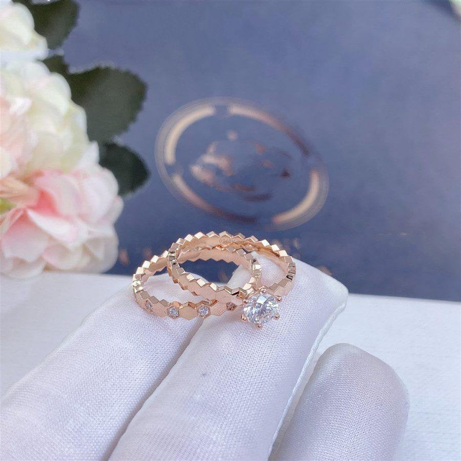 [Baslove]BEE LOVE RING PINK GOLD DIAMOND