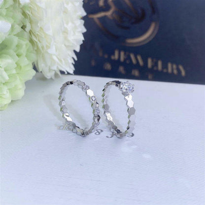 [Baslove]BEE LOVE RING SILVER 1 DIAMOND