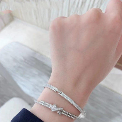 [Baslove]JEUX DE BRACELET DIAMONDS SILVER