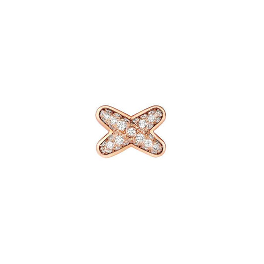 [Baslove]JEUX DE PINK GOLD DIAMOND EARRINGS