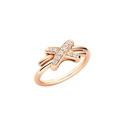 [Baslove]JEUX DE PINK GOLD DIAMOND RING