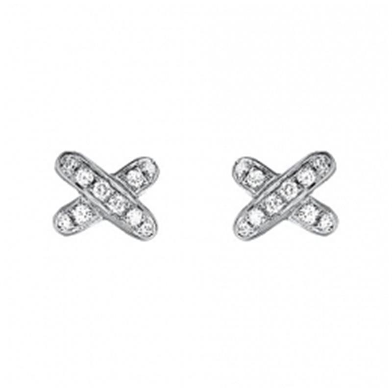 [Baslove]JEUX DE DIAMOND EARRINGS