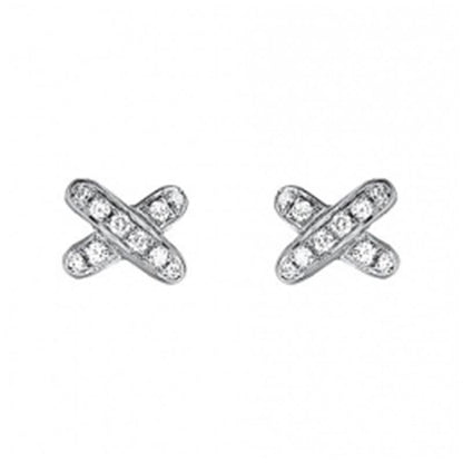 [Baslove]JEUX DE DIAMOND EARRINGS