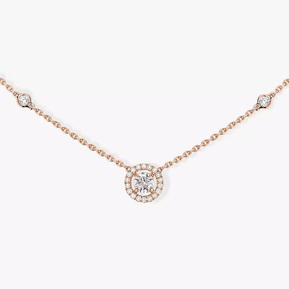 [AURORA]Diamond Necklace 0,20ct Brilliant Shape Joy