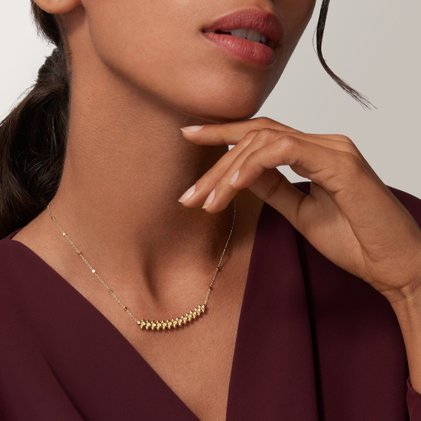 [AURORA]CLASH  SMALL NECKLACE