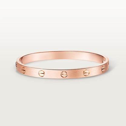 [AURORA]LOVE BRACELET 6.1MM BRUSHED