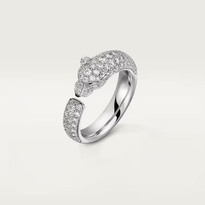 [AURORA]PANTHERE FULL DIAMOND SMALL RING