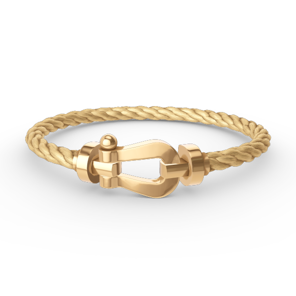 [Baslove]FORCE LARGE HORSESHOE NO DIAMOND BRACELET GOLD