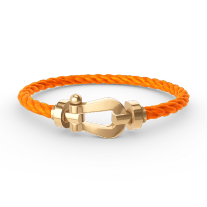 [Baslove]FORCE LARGE HORSESHOE NO DIAMOND BRACELET GOLD