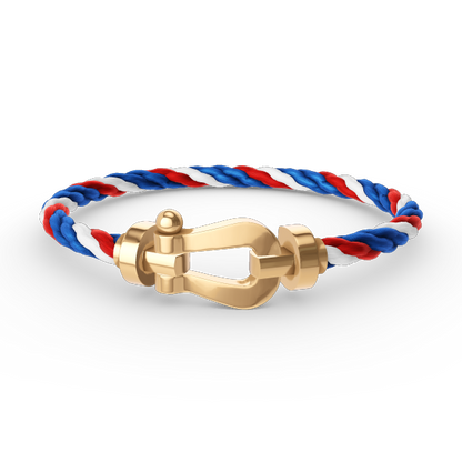 [Baslove]FORCE LARGE HORSESHOE NO DIAMOND BRACELET GOLD