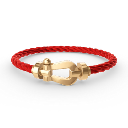 [Baslove]FORCE LARGE HORSESHOE NO DIAMOND BRACELET GOLD