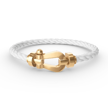 [Baslove]FORCE LARGE HORSESHOE NO DIAMOND BRACELET GOLD